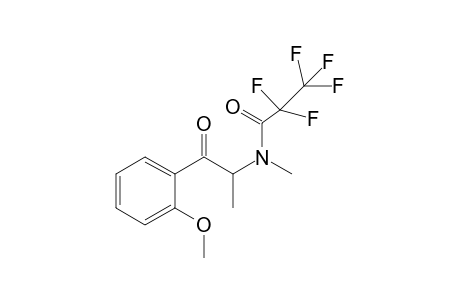 2,2,3,3,3-pentafluoro-N-(1-(2-methoxyphenyl)-1-oxopropan-2-yl)-N-methylpropanamide