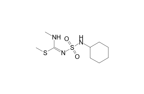 1-Methyl-N2-cyclohexyl-3-sulfamoylisothiourea