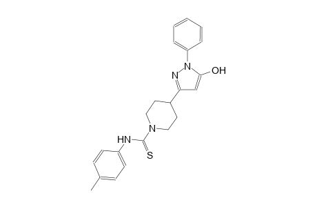 1-piperidinecarbothioamide, 4-(5-hydroxy-1-phenyl-1H-pyrazol-3-yl)-N-(4-methylphenyl)-