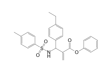 Phenyl 2-[(4-Ethylphenyl)(toluene-4-sulfonylamino)methyl]acrylate