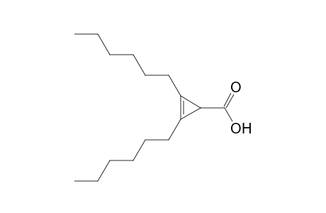 1,2-Dihexylcyclopropene-3-carboxylic acid