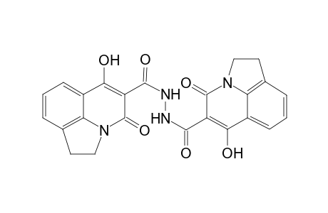 4H-Pyrrolo[3,2,1-ij]quinoline-5-carboxylic acid, 1,2-dihydro-6-hydroxy-4-oxo-, N'-[(1,2-dihydro-6-hydroxy-4-oxo-4H-pyrrolo[3,2,1-ij]quinolin-5-yl)carbonyl]hydrazide