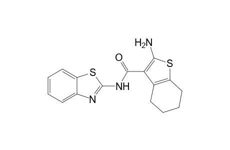 2-Amino-N-(benzothiazol-2-yl)-4,5,6,7-tetrahydrobenzothiophene-3-carboxamide