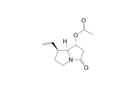 3H-Pyrrolizin-3-one, 1-(acetyloxy)-7-ethenylhexahydro-, [1S-(1.alpha.,7.beta.,7a.alpha.)]-