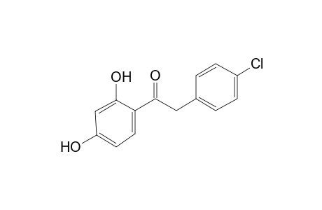 2-(4-Chlorophenyl)-1-(2,4-dihydroxyphenyl)ethanone
