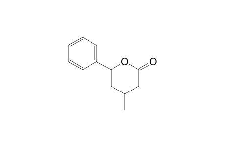 4-Methyl-6-phenyl-tetrahydro-2H-pyran-2-one