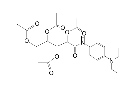 5-((4-(diethylamino)phenyl)amino)-5-oxopentane-1,2,3,4-tetrayl tetraacetate