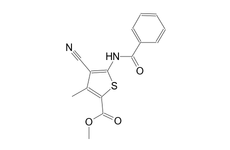 methyl 5-(benzoylamino)-4-cyano-3-methyl-2-thiophenecarboxylate