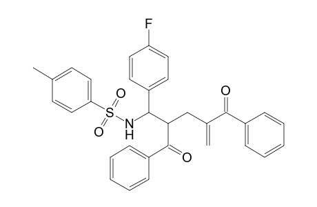 N-[2,4-Dibenzoyl-1-(4-fluorophenyl)pent-4-enyl]-4-methylbenzenesulfonamide