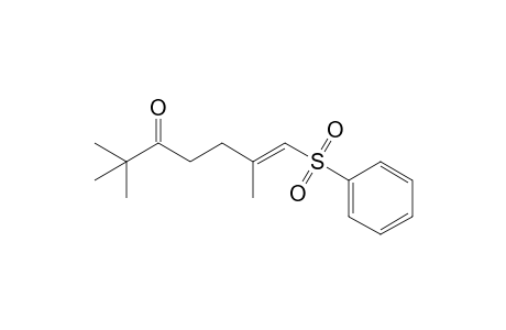 (E)-[2-(2-Pivaloyl)ethyl]vinyl phenyl sulfone