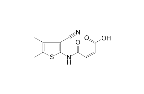 (2Z)-4-[(3-Cyano-4,5-dimethyl-2-thienyl)amino]-4-oxo-2-butenoic acid