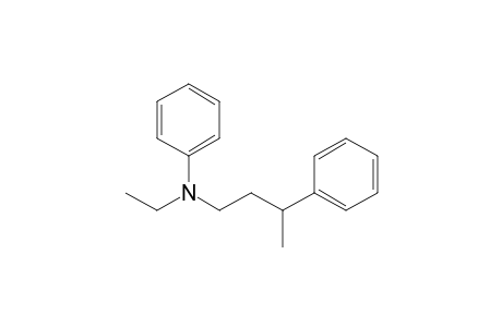 N-ethyl-N-(3-phenylbutyl)aniline