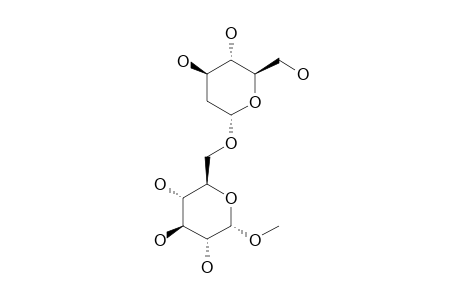 METHYL-6-O-(2-DEOXY-ALPHA-D-ARABINO-HEXO-PYRANOSYL)-ALPHA-D-GLUCOPYRANOSIDE