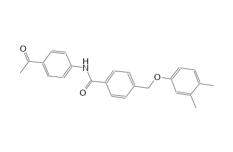 N-(4-acetylphenyl)-4-[(3,4-dimethylphenoxy)methyl]benzamide