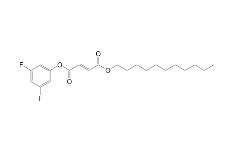 Fumaric acid, 3,5-difluorophenyl undecyl ester