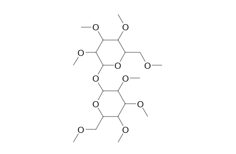 .alpha.-D-Glucopyranoside, 2,3,4,6-tetra-O-methyl-.alpha.-D-glucopyranosyl 2,3,4,6-tetra-O-methyl-