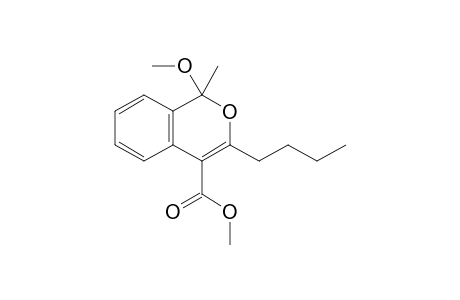 Methyl 3-Butyl-1-methoxy-1-methyl-1H-isochromene-4-carboxylate