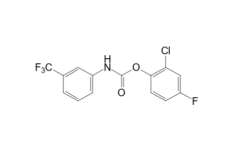 m-(trifluoromethyl)carbanilic acid, 2-chloro-4-fluorophenyl ester