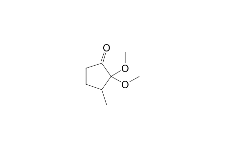 3-Methyl-2,2-dimethoxycyclopentan-1-one