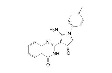 4(3H)-quinazolinone, 2-[2-amino-4,5-dihydro-1-(4-methylphenyl)-4-oxo-1H-pyrrol-3-yl]-