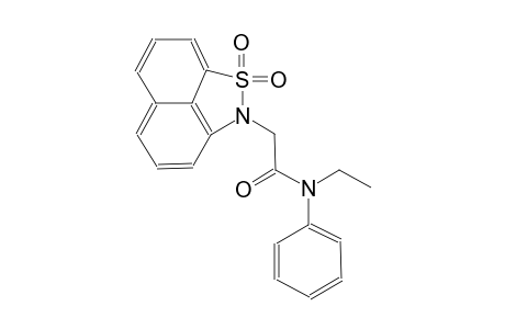 2H-naphtho[1,8-cd]isothiazole-2-acetamide, N-ethyl-N-phenyl-, 1,1-dioxide