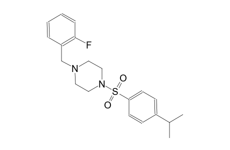 piperazine, 1-[(2-fluorophenyl)methyl]-4-[[4-(1-methylethyl)phenyl]sulfonyl]-