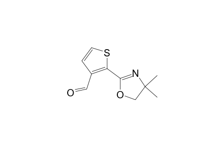 3-Thiophenecarboxaldehyde, 2-(4,5-dihydro-4,4-dimethyl-2-oxazolyl)-