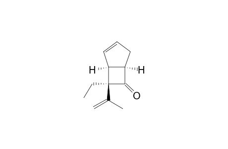 Bicyclo[3.2.0]hept-2-en-6-one, 7-ethyl-7-(1-methylethenyl)-, (1.alpha.,5.alpha.,7.beta.)-