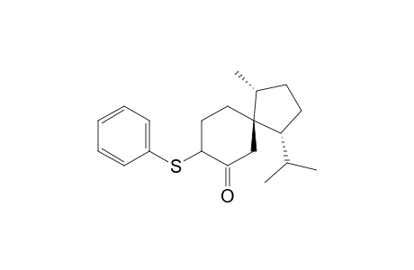 Spiro[4.5]decan-7-one, 1-methyl-4-(1-methylethyl)-8-(phenylthio)-, (1.alpha.,4.alpha.,5.alpha.)-(.+-.)-