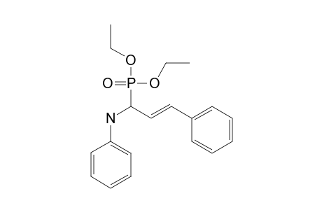 DIETHYL-1-[N-(PHENYL)-AMINO]-3-PHENYL-2-PROPENYL-PHOSPHONATE