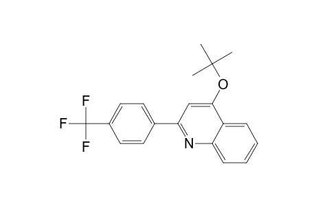 4-tert-butoxy-2-[4-(trifluoromethyl)phenyl]quinoline