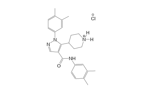 piperidinium, 4-[1-(3,4-dimethylphenyl)-4-[[(3,4-dimethylphenyl)amino]carbonyl]-1H-pyrazol-5-yl]-, chloride