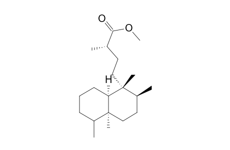 2,3,6,7-Tetramethyl-2-[(3-methoxycarbonyl)butyl]bicyclo[4.4.0]decane