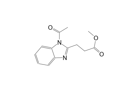 methyl 3-(1-acetyl-1H-benzimidazol-2-yl)propanoate