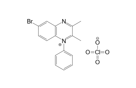 6-bromo-2,3-dimethyl-1-phenylquinoxalinium perchlorate