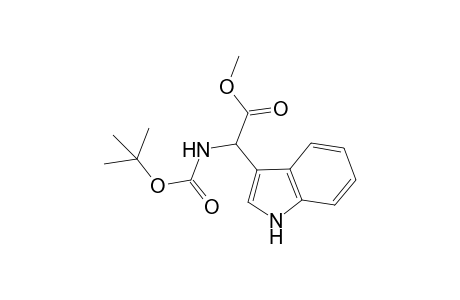 Methyl N-Boc-indol-3-ylglycinate