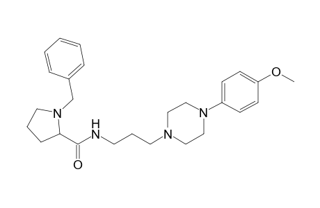 1-Benzyl-N-[3-[4-(4-methoxyphenyl)piperazin-1-yl]propyl]pyrrolidine-2-carboxamide