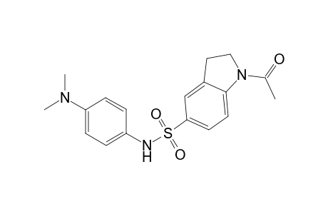 1-Acetyl-N-[4-(dimethylamino)phenyl]-2,3-dihydro-1H-indole-5-sulfonamide