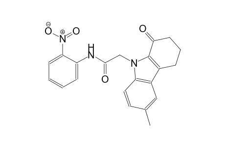 1H-carbazole-9-acetamide, 2,3,4,9-tetrahydro-6-methyl-N-(2-nitrophenyl)-1-oxo-