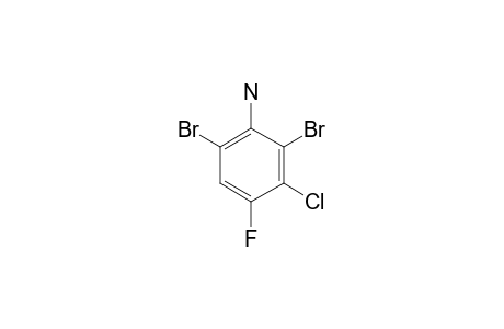 3-Chloro-2,6-dibromo-4-fluoroaniline