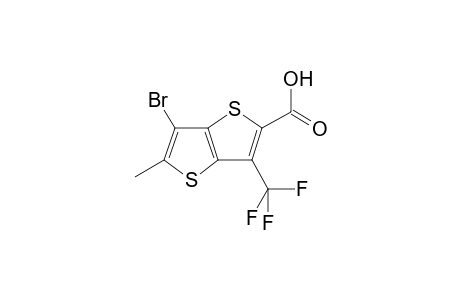 6-Bromo-5-methyl-3-(trifluoromethyl)thieno[3,2-b]thiophene-2-carboxylic acid