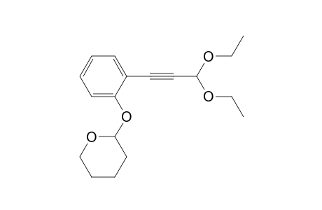 2-[2-(3,3-diethoxyprop-1-ynyl)phenoxy]oxane