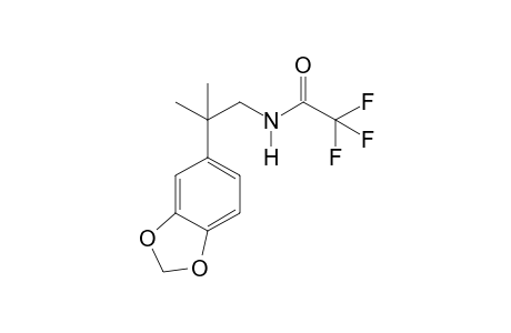 2-Methyl-2-(3,4-methylenedioxyphenyl)propan-1-amine tfa