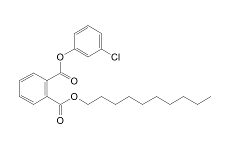 Phthalic acid, 3-chlorophenyl decyl ester