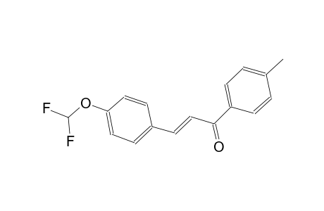 (2E)-3-[4-(difluoromethoxy)phenyl]-1-(4-methylphenyl)-2-propen-1-one