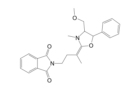 4-Methoxymethyl-3-methyl-5-phenyl-2-[1-methyl-3-(N-phthalimido)propylidene]-4,5-dihydrooxazoline