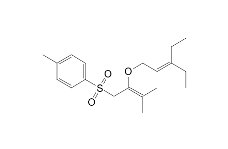 Benzene, 1-[[2-[(3-ethyl-2-pentenyl)oxy]-3-methyl-2-butenyl]sulfonyl]-4-methyl-