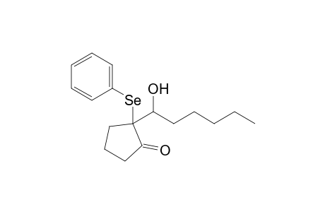 2-(1-Hydroxyhexyl)-2-(phenylseleno)cyclopentanone