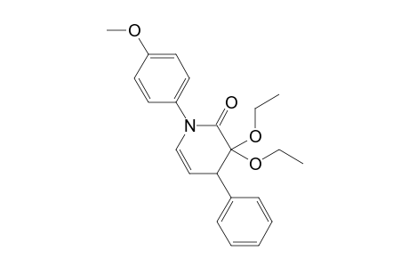1-(p-Methoxyphenyl)-3,3-diethoxy-4-phenyl-3,4-Dihydropyridin-2-one