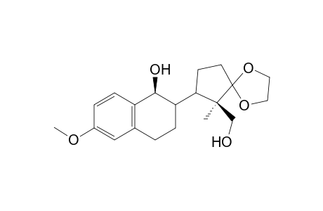 17,17-(ethylenedioxy)-3-methoxy-11-nor-9,11-seco-1,3,5(10)-estratrien-9.beta.,12-diol